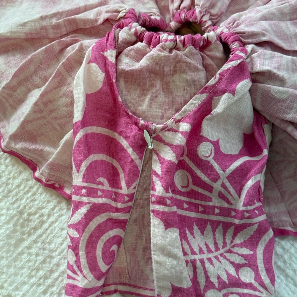 Pink Ruffle Blouse - Picture 3 of 5
